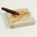 Square Cigar Ashtray - Natural Marble